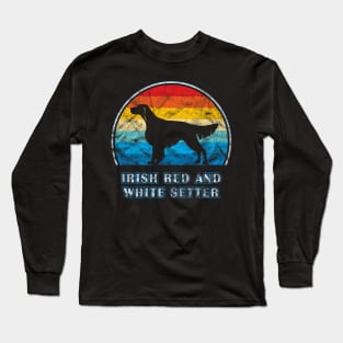 Irish Red and White Setter Vintage Design Dog Long Sleeve T-Shirt